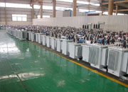 广元油浸式变压器成品车间